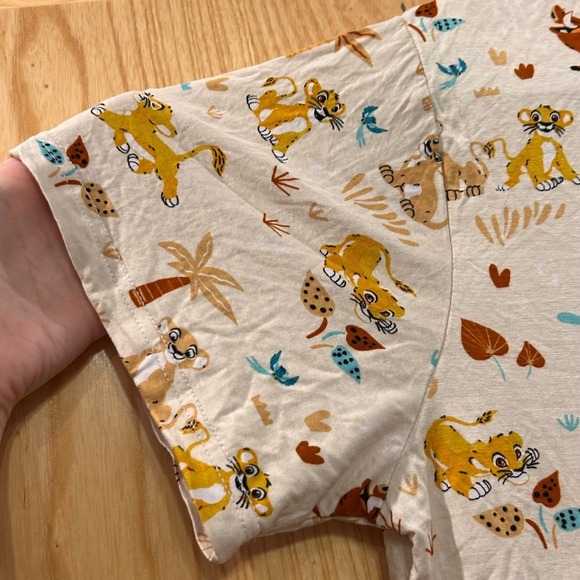 Disney Little Sleepies Lion King Bamboo Pajama Shirt Medium - Picture 3 of 9